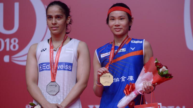 The World No.12 was no match for Tai Tzu, who toyed with Saina with her supreme agility and deceptive returns. (Photo: AFP)