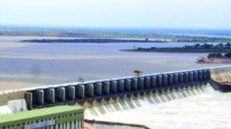 The hopes of Telangana state and Andhra Pradesh, that they would receive the first inflows in the river Krishna in the current season, were dashed on Wednesday as rain in upstream catchment areas stopped and inflows into the Almatti and Tungabhadra dams was reduced drastically.