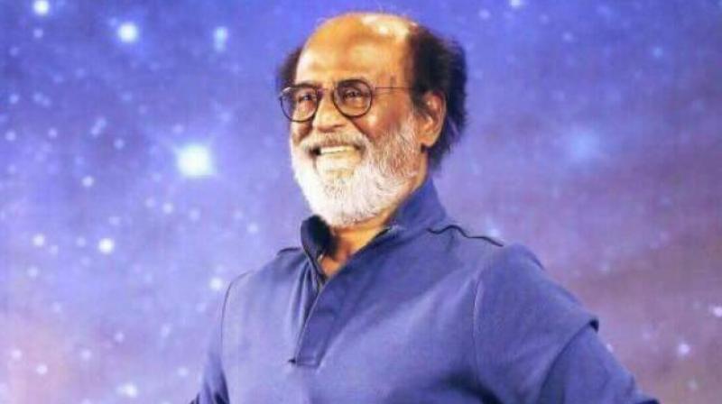 Rajinikanth during his meet-and-greet session with fans few days back.