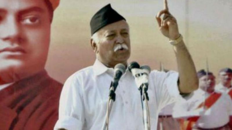 RSS sarsanghachalak Dr Mohan Bhagwat and general secretary Bhaiyyaji Joshi  will take part. (Representational image)