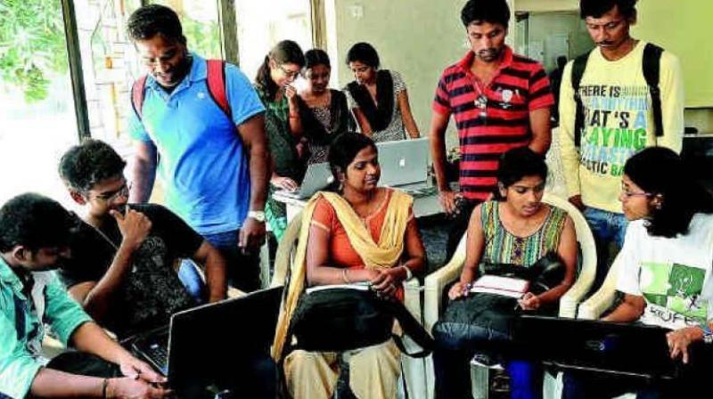 The craze for software career after engineering has resulted in students and parents preferring CSE and other branches denting the prospects of B.Tech (Chemical) indirectly. (Representational image)