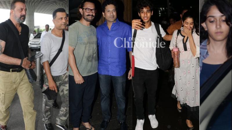 Aamir parties with Sachin, Dutt spotted with Sanju friend, others snapped