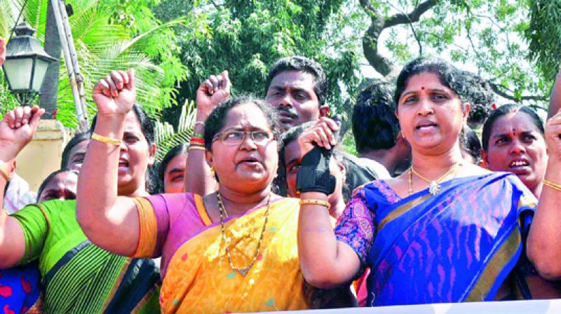 She represents the Pamarru (SC) Assembly constituency in Krishna district and becomes the 21st MLA from YSRC to cross over to the ruling party since February this year. (Photo: DC)