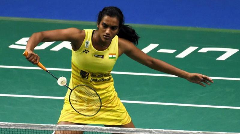 Sindhu, seeded second, defeated Tunjung 23-21, 21-7 in 37 minutes to make the last-eight stage of her season-opener.(Photo: AFP)