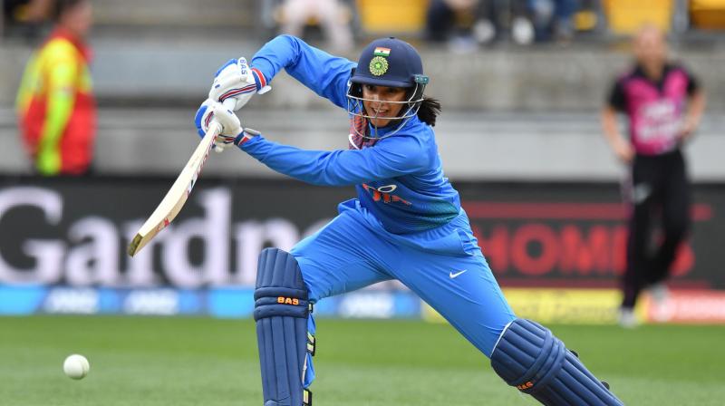 Mandhana was her usual aggressive self and played another strokeful knock, studded with seven hits to the fence and three sixes.(Photo: AFP)