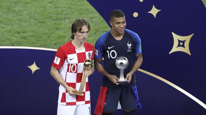 Kylian Mbappe won the young player of the tournament award after scoring his fourth goal of the competition in the final, which France won 4-2.(Photo: AP)