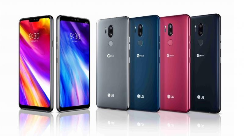 Both these latest LG G7/G7+ ThinQ flagships feature in Platinum Gray, Aurora Black, Moroccan Blue, Raspberry Rose colour variants.