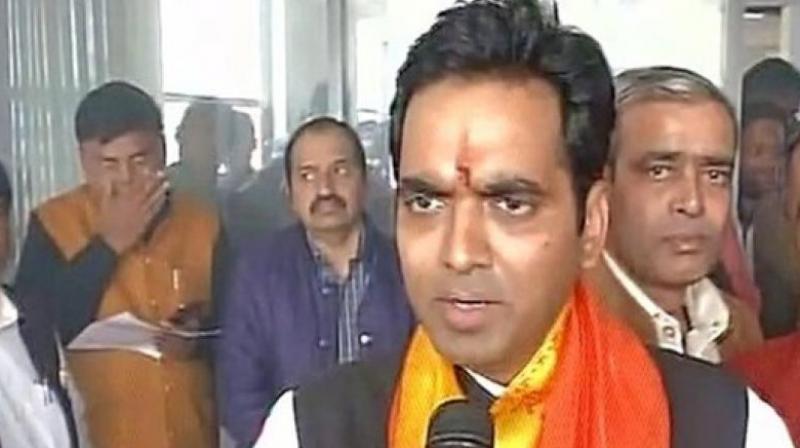 Pankaj Singh, who represents Noida in the Uttar Pradesh Assembly, has been receiving extortion messages from unknown phone number since May 25. (Photo: ANI)