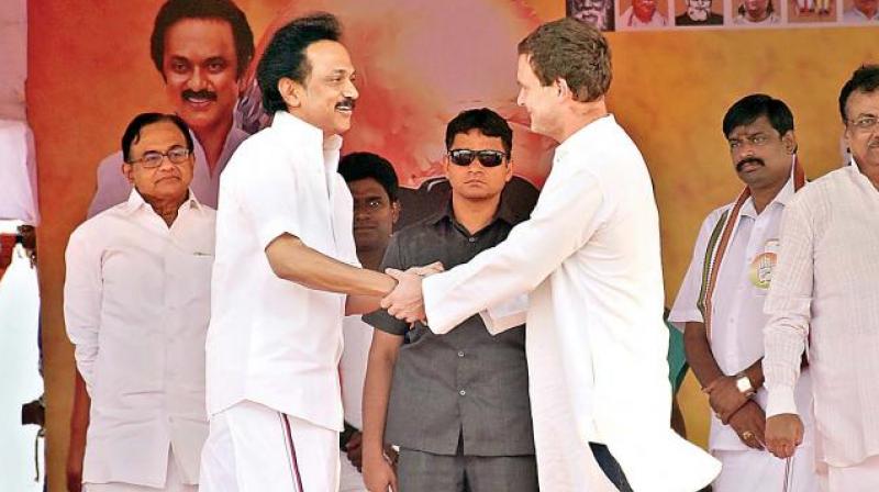 According to sources, the Congress wants to make it a round 10 seats in Tamil Nadu but DMK believes that one extra seat will backfire for the alliance. (Photo: File)