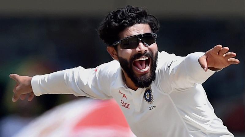 Not only did Jadeja score a crucial half century in Indias first innings, but he also took three wickets on Monday, to help India wrap-up Australias second innings quickly. (Photo: PTI)