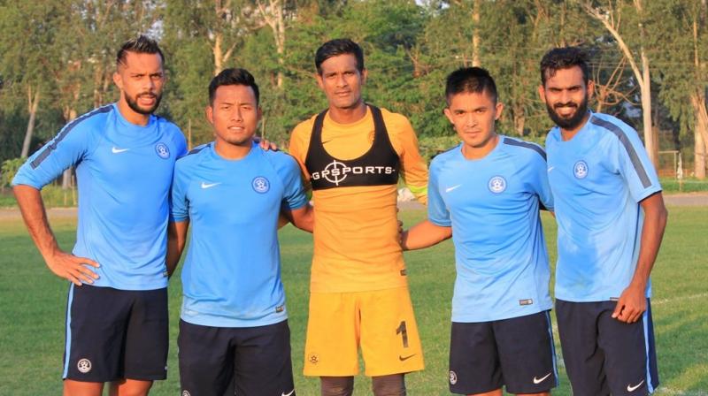 Jaje Lalpekhlua believes that the current Indian football team is an integrated one, and the players fight for each other. (Photo: AIFF/ Twitter)