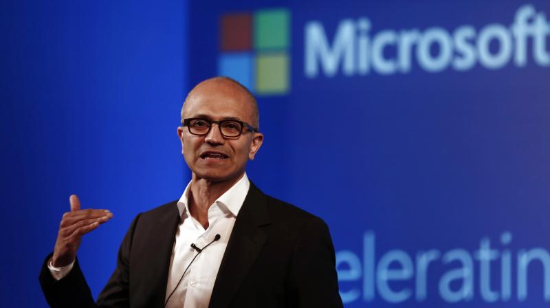 Microsofts India-born CEO Satya Nadella. (Photo: AFP)