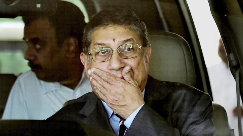 Although he has been disqualified from holding office in BCCI, N Srinivasan has still been attending the BCCI SGMs as a TNCA nominee. (Photo: PTI)