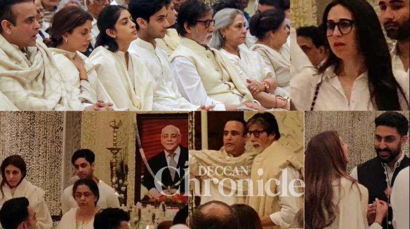 After funeral, Bachchans, Kapoors express solidarity with Nanda family