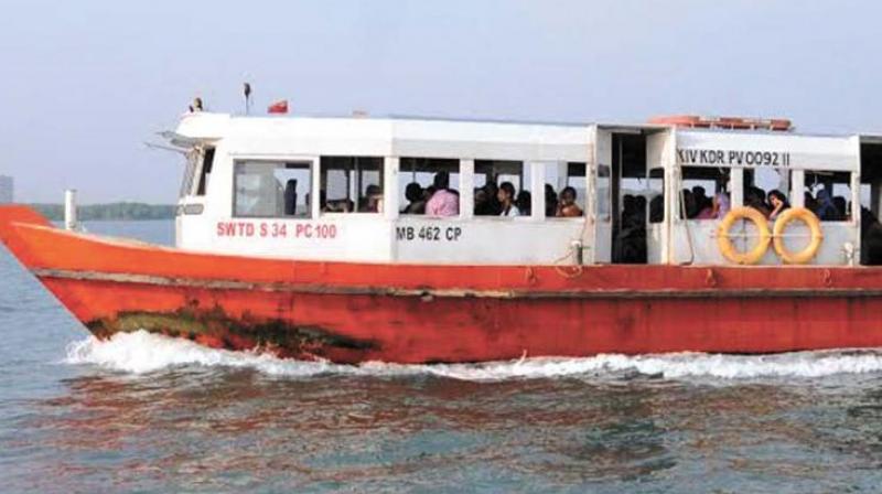 The 25-meter catamaran ferry was built by Kochi-based Navgathi Marine Design & Constructions.  (Representational image)