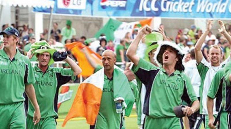 Ireland bowled out the then number-four ranked Pakistan  for 132 and won by seven wickets in what was Bob Woolmers last match as Pakistan coach.(Photo: AFP)