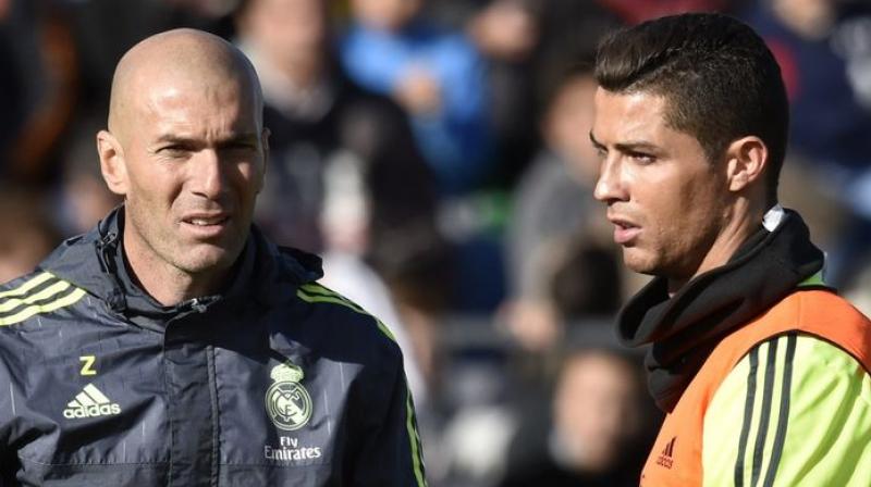 It is well known that Zinedine Zidanes word means a lot to Cristiano Ronaldo as he was the only person who managed to convince the striker to accept reduced playing time for Los Blancos last season.(Photo: AFP)