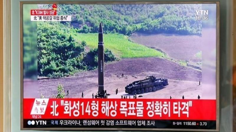 North Korea missile test. (Photo: Twitter | ANI)