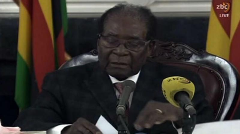 The ruling ZANU-PF party sacked Robert Mugabe as its leader earlier on Sunday. (Photo: AFP)