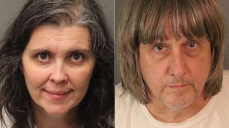The parents, 57-year-old David Allen Turpin and 49-year-old Louise Anna Turpin, were booked on torture and child endangerment charges. (Photo: @RSO | Twitter)
