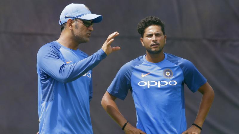 \There is no comparison. I have been with Dhoni for the past six months. Nobody can judge you and your performance better than him,\ said Kuldeep Yadav. (Photo: AP)