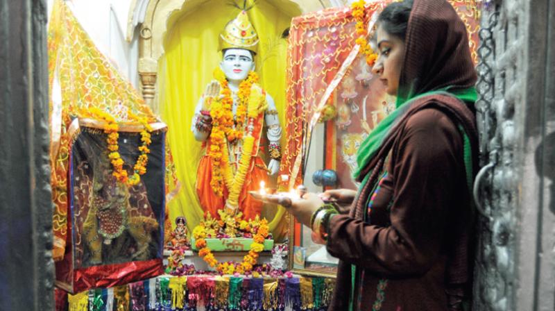 There are two prayers held at the temple every day - one in the morning and one in the evening - which are attended by six or seven people. (Photo: Representational)
