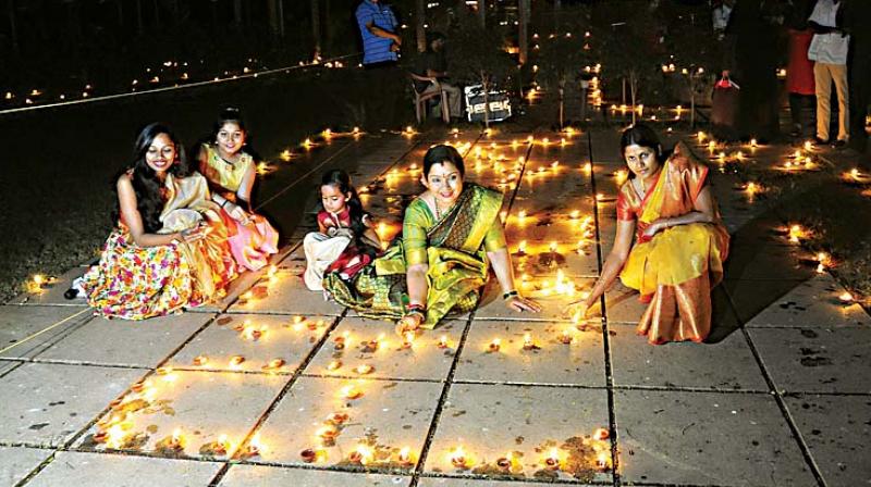 Diwali festivities in various parts of the city.  (DC / KPN)