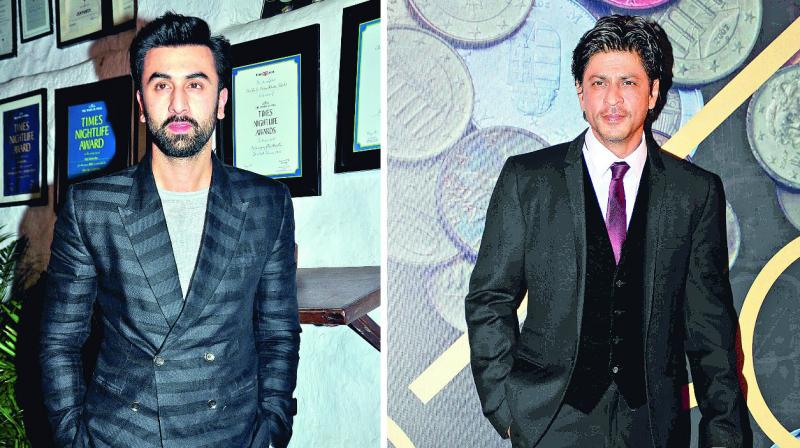 Ranbir Kapoor and Shah Rukh Khan