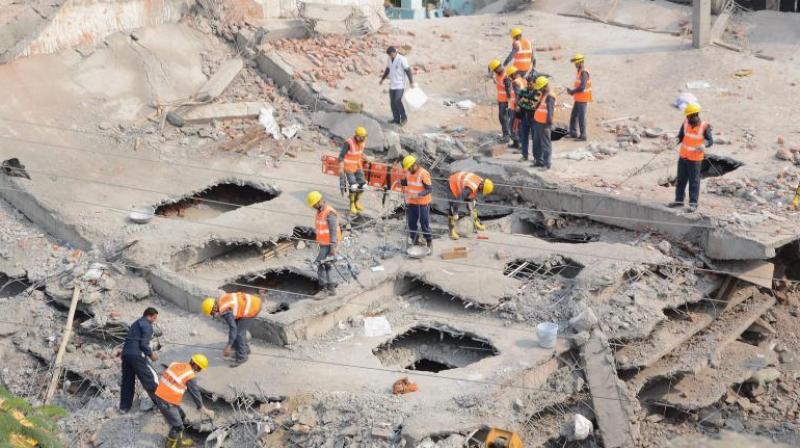 Two women labourers were on Monday killed and two others injured when they got trapped under a huge heap of mud at an under-construction site. (Photo: PTI/Representational)