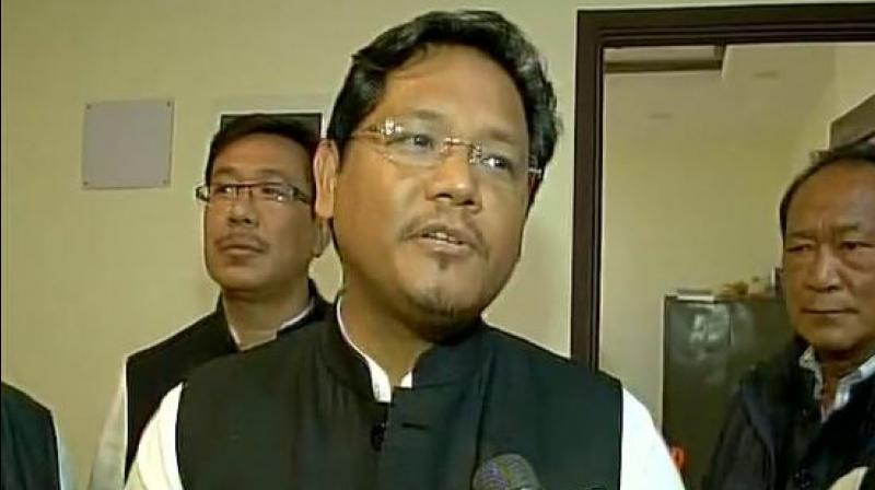 National Peoples Party leader Conrad Sangma. (Photo: ANI/Twitter)