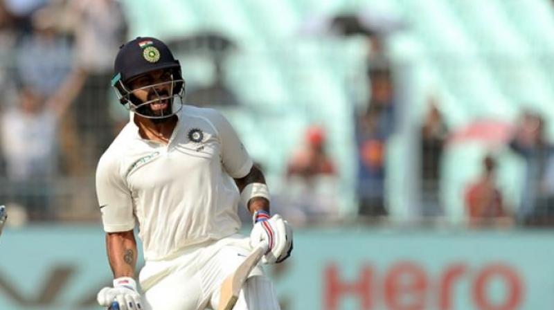 Virat Kohlis status in world cricket grew further when he smashed his 18th Test hundred and 50th international ton on the final day of the first Test against Sri Lanka today, but the skipper said that records are just numbers for him.(Photo: BCCI)