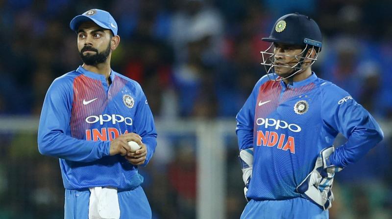 While Virat Kohli has succeeded MS Dhoni to lead the Indian side across formats, the former India skipper has been of a great help to Kohli in limited-overs cricket. (Photo: AP)