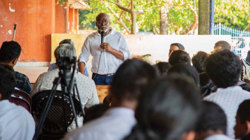 Bose Krishnamachari during the programme