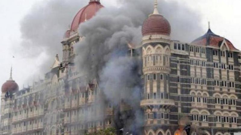 File photo of the November 26, 2008 Mumbai terror attacks outside Taj. (Photo: PTI)