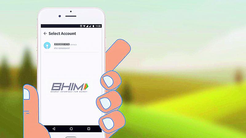 With BHIM you can select your own PIN and your payment address which could be  anand@IOB or leela@PNB.