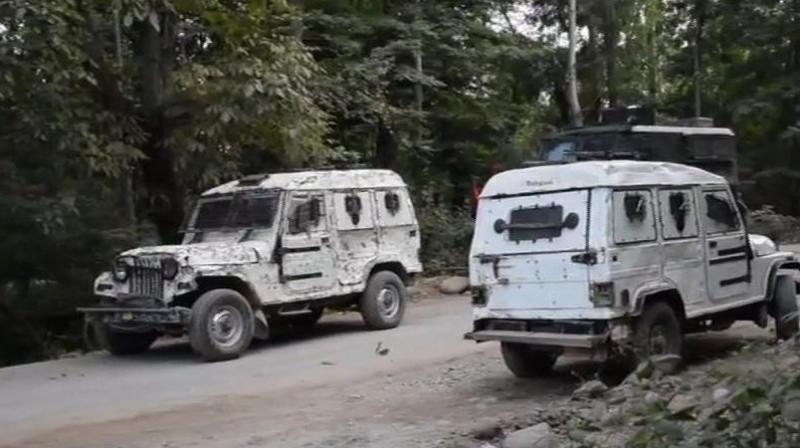 Four more terrorists have been killed in the operation at Kiloora in Shopian. One terrorist was killed last night, an Army official said, adding the operation was still going on. (Photo: Twitter | ANI)