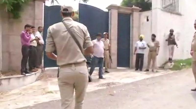 The intruder breached the main gate and went inside. He had a scuffle with the duty officers there. Duty officer was also injured, police said. (Photo: Twitter | ANI) ANI | Twitter)