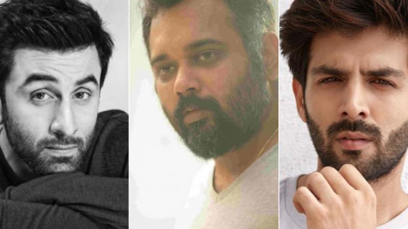 Ranbir Kapoor, Luv Ranjan and Kartik Aryan