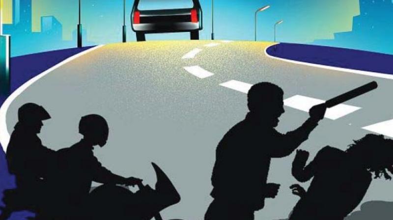 An employee at the toll plaza at Nanakramguda on the Outer Ring Road was on Wednesday assaulted by a car driver following an after an argument over payment of the toll.  (Representational Image)
