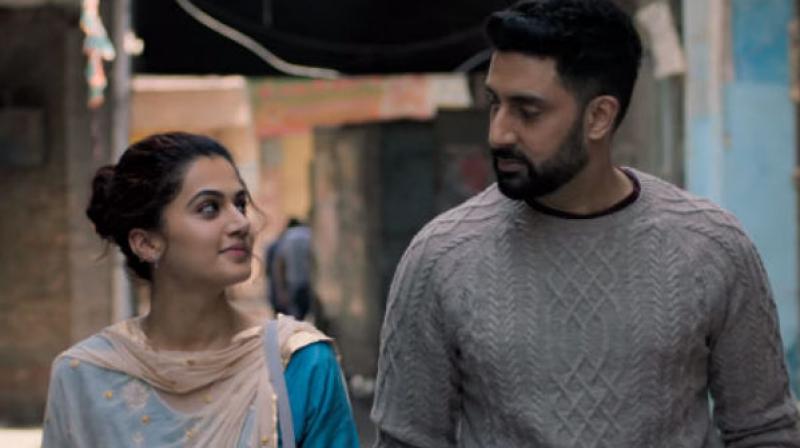 Taapsee Pannu and Abhishek Bachchan in a still from Manmarziyaan.