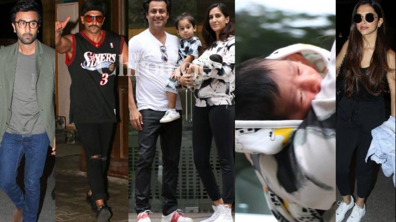 Abhishek welcomes son, Ranbir, Deepika, Ranveer, others go out and about