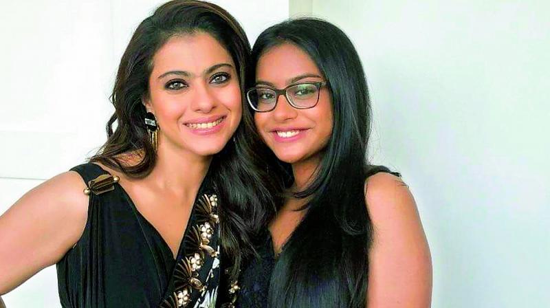 Kajol and daughter Nysa.