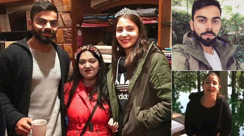 Virat and Anushka enjoyed their leisure time in the chilly weather of Uttrakhand