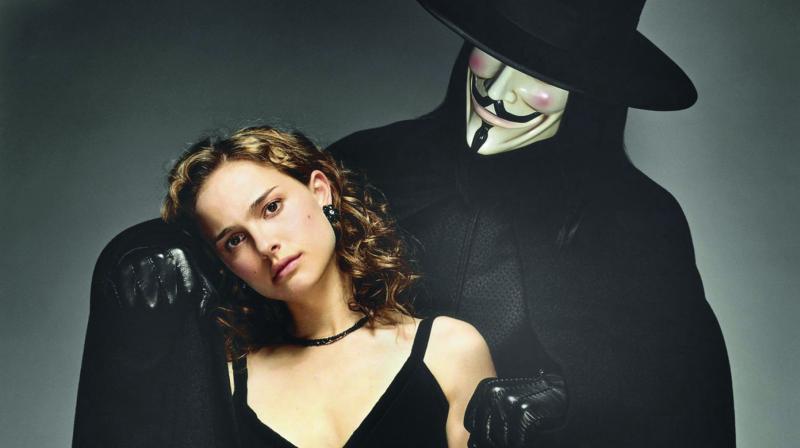 A still from V for Vendetta