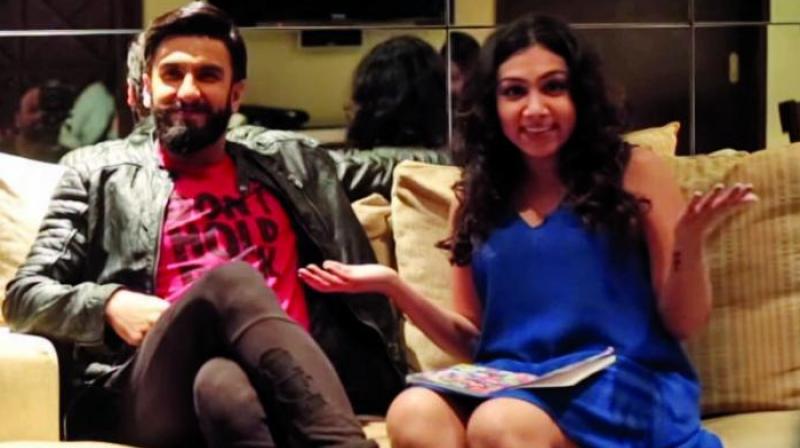 Hanee Chavan with Ranveer Singh