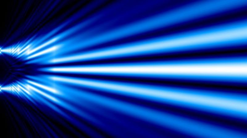 Operators say the first laser pulse lasted one second, a frequency that will be increased to 27,000 flashes per second by the start of September when it officially opens for research.