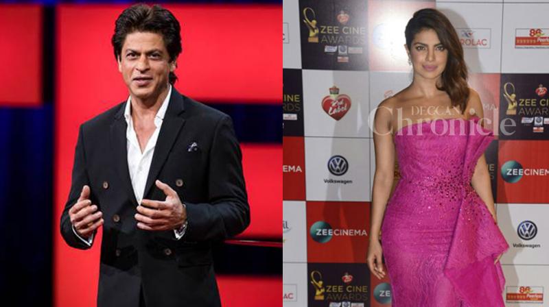 Shah Rukh Khan at Ted Talks; Priyanka Chopra at an awards function