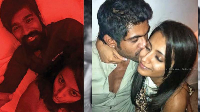 Private photos of Dhanush, Trisha and Rana leaked recently.