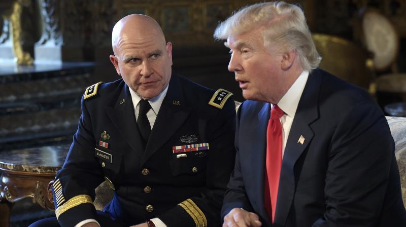 President Donald Trump, right, and Army Lt. Gen. H.R. McMaster, left. (Photo: AP)