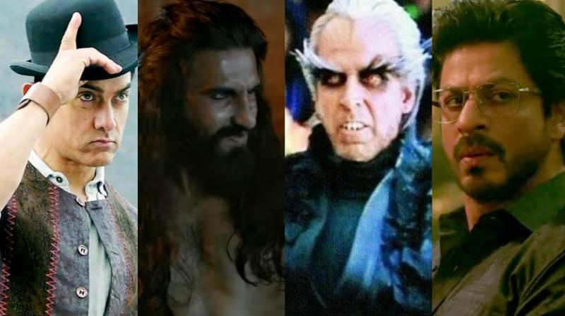 Aamir Khan, Ranveer Singh, Akshay Kumar and Shah Rukh Khan.